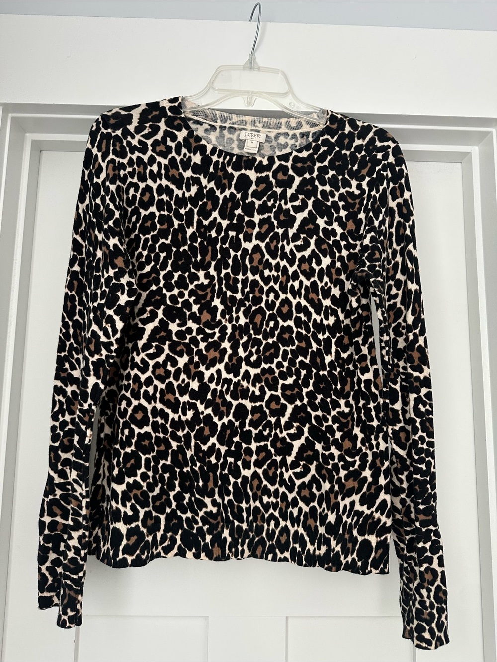 J. Crew Leopard Print Sweater